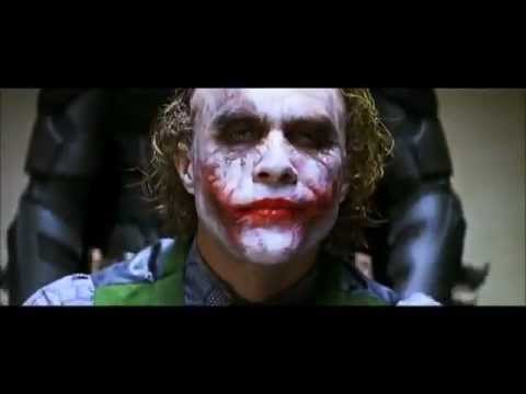 Batman interroga Joker - Il Cavaliere Oscuro