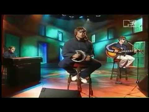 Oasis - Live Forever (Acoustic) MTV 1994 (HD)