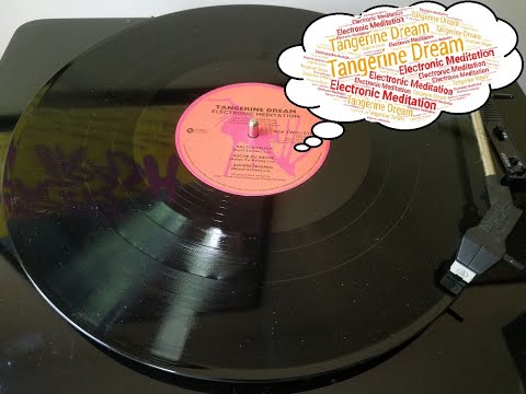 Tangerine Dream Electronic Meditation on vinyl