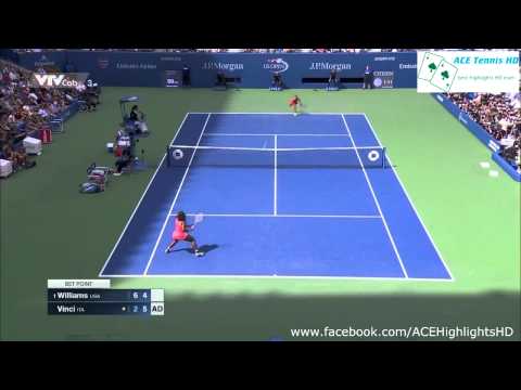 Serena Williams vs Roberta Vinci US OPEN 2015 tennis highlights HD720p 50fps by ACE