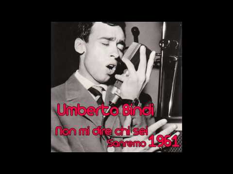 Umberto Bindi - Non mi dire chi sei Sanremo 1961