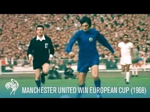 Manchester United Win European Cup vs S.L. Benfica (1968) | British Pathé