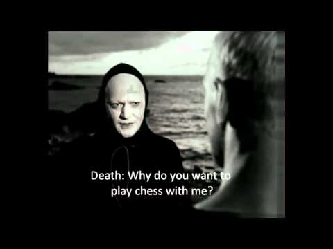 The Seventh Seal - The knight meets Death [English sub]