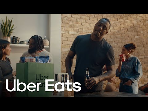 Idris Elba in Bottle of Action | Uber Eats