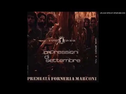 PFM - Impressioni Di Settembre Prima Versione 45 Giri (rare)
