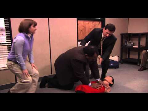 The Office CPR Complete scene.
