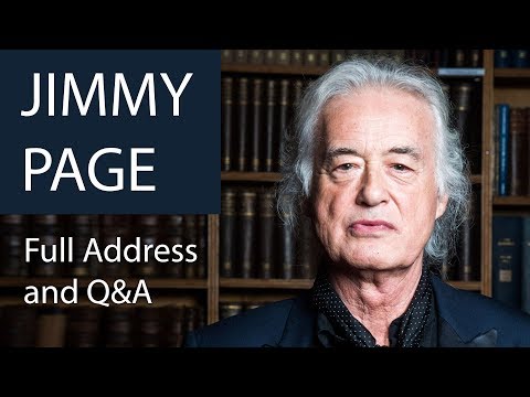 Jimmy Page | Full Address and Q&amp;A at The Oxford Union