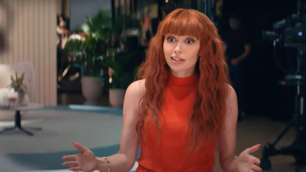 Natasha Lyonne stars in the 2023 Old Navy commercial Auralcrave