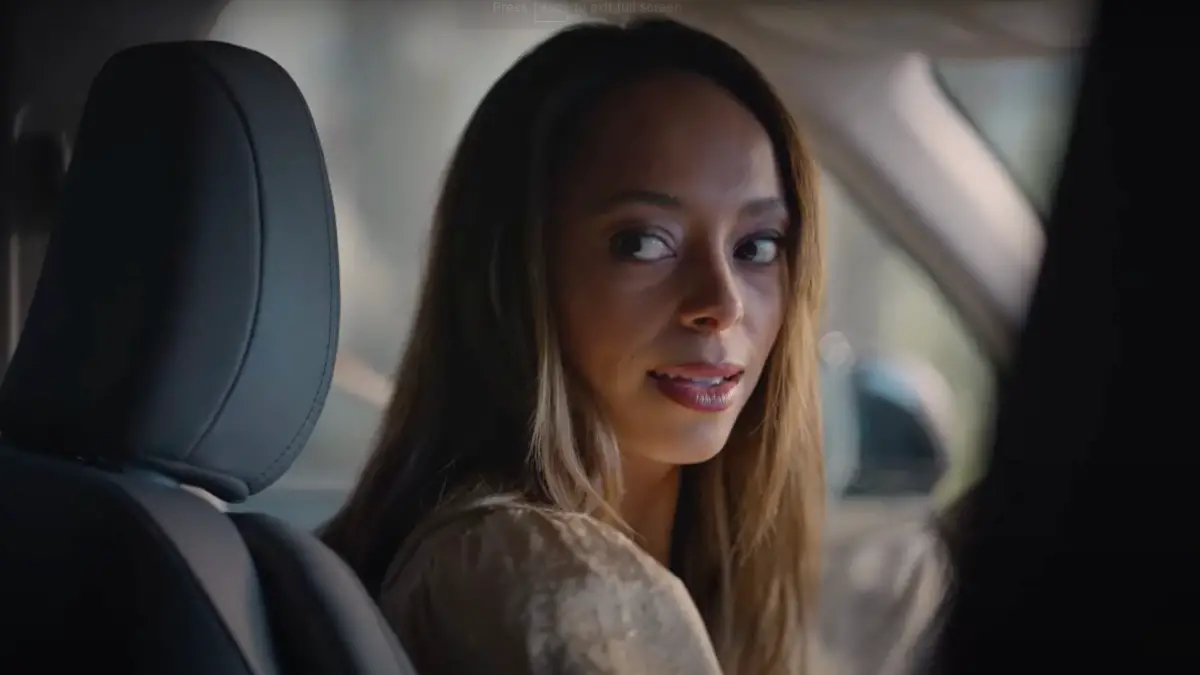 Amber Stevens West, the actress in the Lincoln commercial Auralcrave